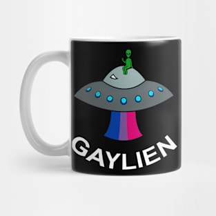 Bisexual Alien on Ship Mug